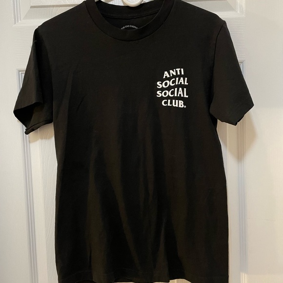 Anti Social Social Club size small butterfly cherry blossom pink flowers - Picture 4 of 5